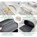 Miniatyrbillede 3 af 5: Vandtæt makeuptaske, bomulds toilettaske, stor toilettaske, sød makeuptaske, vasketøjstaske til kvinder og piger