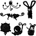 Miniatyrbillede 2 af 5: 200 stk. Chenille-hobbyartikler, Chenillepinde, Piberensere, Chenilletråd til DIY-skabelse for børn og voksne