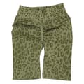 Högmidjade Yogashorts Butt Lifting Leopardtryck Sport Biker Shorts för Löpning[co]