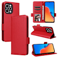 Miniatyrbillede 5 af 5: Xiaomi Redmi 12 5G/4G Etui Litchi Læder Rød