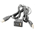 Pikkukuva 1 / 5: 150cm auton kojelaudan upotus 2 USB-porttipaneeli auto veneen kaksois USB-tapyc-jatkokaapeliadapteri Z:lle