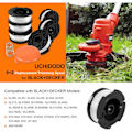 Miniatyrbillede 2 af 5: Trimmerspole til Black and Decker-trimmer, 6 trimmerliner