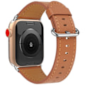 Pikkukuva 2 / 5: Aitoa Nahkaa Rannekoru Apple Watch 41/40/38 mm - Ruskea Brown Ruskea