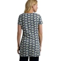 Miniatyrbillede 5 af 5: Weird Fish Dame/Kvinder Sidra Birds Jersey Slub Tunika 16 UK Ce Cedar Green 16 UK