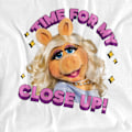 Pikkukuva 3 / 4: Muppetit Unisex Aikuisten Time For My Close Up Miss Piggy T-paita Valkoinen S