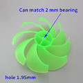 Miniatyrbild 5 av 5: Dc Mini Vindturbin Vindgenerator Vindkraftverk Led Diy Modellkit För Cykel Fp