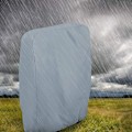 Miniatyrbillede 3 af 5: Udendørs Zero Gravity Cover Vandtæt Støvtæt Græsplæne Havemøbelovertræk All Weather Resistant - Grå