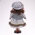 Miniatyrbild 2 av 3: 30 cm Vacker Porslinsdocka Figur med Grå Kläder