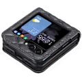 Miniatyrbillede 5 af 5: Galaxy Z Flip 6 Cover Diamant Tekstur Sort