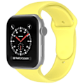 Miniatyrbilde 2 av 5: Apple Watch 38/40/41 mm Silikonarmbånd (S/M) Gul