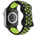 Pikkukuva 1 / 5: Urheiluranneke Kaksivärinen Apple Watch 42/44/45/49 mm (M/L) Musta/Keltainen