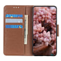 Pikkukuva 4 / 5: Samsung Galaxy S20 Plus - Litsi Lompakkokotelo - Ruskea Brown Ruskea