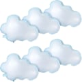 Miniatyrbillede 1 af 5: 6 stk. hvide sky-folie balloner til fødselsdag baby shower temafest fødselsdagsfest dekorationer rekvisitter