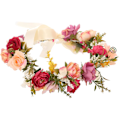 Miniatyrbillede 1 af 5: Blomsterkrans Blomsterpandebånd Guirlande Hårkrans Hår Guirlande Fl