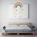 Miniatyrbild 1 av 2: Rainbow Lace Weave, Rainbow Weave Decoration, Rainbow Weave, för Sovrum, Lägenhet, Vardagsrum, Sovsal, Bakgrundsdekoration (Färg)