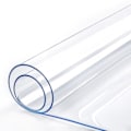 Miniatyrbillede 1 af 5: 50*100cm Klar Plast Beskyttelsesdug til Spisebord, Skrivebordsmåtte, Bordplade, Vandtæt PVC, Rektangulær, Træmøbel