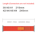 Miniatyrbillede 4 af 5: Apple Watch 38/40/41 mm Armbånd Nylon Trail Loop Orange-rød