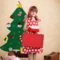 Miniatyrbild 5 av 5: Filt Julgran Julgransdekoration Filt Jul Diy Dekoration Julgran Barnprydnader Julgåvor För Filt Julgran,dörr