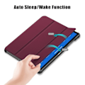Miniatyrbillede 3 af 5: Lenovo Tab M10 Plus (2. generation) Tri-Fold Cover Vinrød