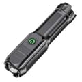 Rechargeable LED Flashlight XPE Zoom Black black