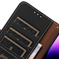 Miniatyrbillede 5 af 5: Xiaomi 13 Lite 5G Etui RFID Ægte Læder Sort