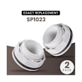 Miniatyrbild 5 av 5: 2-pack 1 1/2-tums ovanmarkspool inlopp/retur-koppling med låsmutter och packning för Sp1023