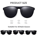 Miniatyrbillede 2 af 5: Polariserede Clip-on Solbriller Unisex Anti-Blænding