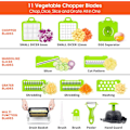 Miniatyrbild 2 av 5: Vegetable Chopper, Professional Onion Chopper, 14 in 1 Multifunctional Food Chopper, Vegetable Slicer