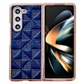 Miniatyrbild 1 av 5: Galaxy Z Fold 6 Skal Läder Blå