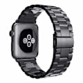 Miniatyrbillede 4 af 5: Apple Watch 38/40/41 Lænke Armbånd Metal Sort Sort