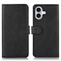 Miniatyrbillede 1 af 5: iPhone 16 Etui Læder Sort 75