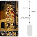 Miniatyrbild 5 av 5: LED batteridrivna ljusslingor, 12-pack 2m 20 LED Mikro Batteridrivna Koppartrådsljusslingor för Sovrum, Inomhus, Jul, Utomhus, Fest, Bröllop
