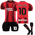 Miniatyrbillede 1 af 2: AC Milan Hjemmebanetrøje Børn 2023-2024 Nr. 10 R. Leão 24