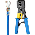 Pikkukuva 1 / 5: RJ45-puristin vakiomallisille RJ45/RJ12-liittimille ja -liittimille