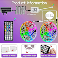 Miniatyrbilde 4 av 5: 20m LED-lys Bluetooth RGB-lys LED-stripelys