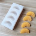 Miniatyrbillede 2 af 5: Lysforme lys stearinlys DIY støbeforme i silikoneform MJ15 orange onblad