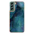 Miniatyrbillede 2 af 5: Samsung Galaxy S23 Plus Cover Marmor TPU Grøn