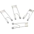 52x19mm LED Spotlight Fjäderklämmor 10 st LED Belysning Tillbehör Säkerhetsklämmor för Taklampa[CO]
