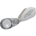 Miniatyrbillede 2 af 4: 40x Forstørrelse Metal Foldbar Lup Med LED & UV Lys Forstørrelsesglas