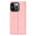 Miniatyrbillede 5 af 5: iPhone 13 Pro Max - Solid Læder Flip Cover - Lys Pink