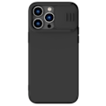 Miniatyrbilde 1 av 5: NILLKIN iPhone 14 Pro Max Deksel CamShield Silky Liquid Svart