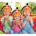 Miniatyrbild 4 av 5: Thanksgiving Party Hatt Julklänningstillbehör Thanksgiving-Snothuva Kalkonhatt
