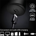 Miniatyrbilde 3 av 3: Lommeformat vaskbar elektrisk barbermaskin, reisebærbar barbermaskin elektriske barbermaskiner for menn, USB hurtiglading