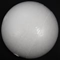 Miniatyrbillede 3 af 5: Styrofoamkugle, 2 dele, diameter 25 cm