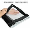 Miniatyrbilde 4 av 5: Transparent presenning 2x2 meter, ekstra sterk presenning, transparent presenning for drivhus