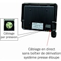 Miniatyrbillede 4 af 5: Udendørs LED Projektør Vandtæt Floodlight-100W, 270*210mm, 1 stk