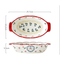 Miniatyrbilde 2 av 4: Keramisk bakeform, stekeform, lasagneform, rektangulær form