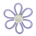 Miniatyrbild 1 av 7: Boho Decor Daisy Flower Woven Macrame Vägg Hängande Rep Handgjord Vävd Väggprydnad Flickrum Flow