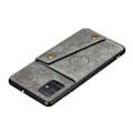 Pikkukuva 3 / 5: Samsung Galaxy A52 / A52s - Nahkakuori Korttitaskulla Ja Magneetilla - Harmaa Grey Harmaa