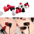 Miniatyrbillede 2 af 5: 6 stk. Tre-lags silikone in-ear øretelefon dæksler hætte erstatning øreprop ørepropper